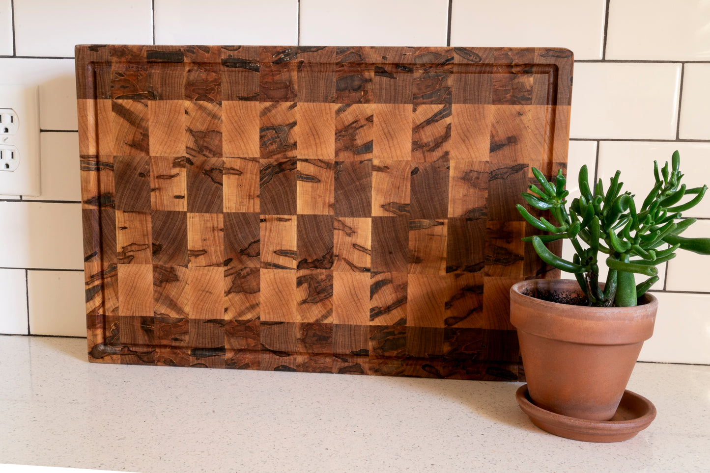 Heirloom Board - Ambrosia Maple - End Grain