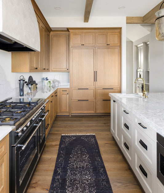 Custom kitchen cabinetry for a Lake Oconee second home by Reviving Dawn