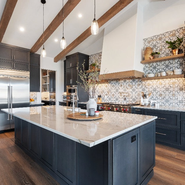 Custom kitchen cabinets in a Gainesville GA home by Reviving Dawn